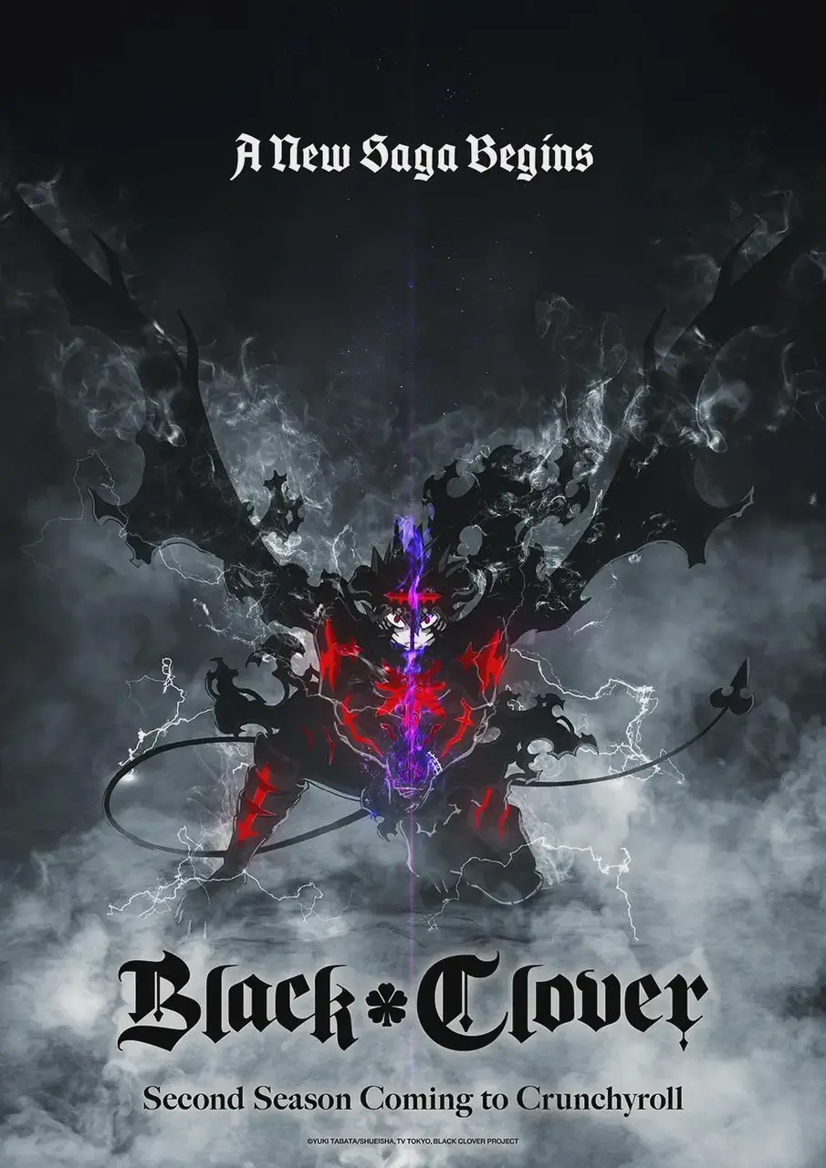 Black Clover - Nova temporada - Arte 2 Arte promocional da nova temporada de Black Clover