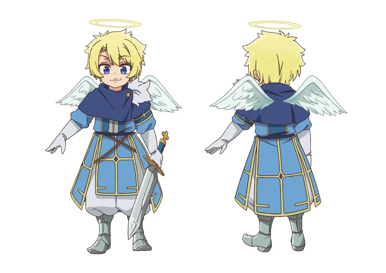 Designe do personagem Dou de Maou no Musume wa Yasashi Sugiru